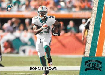 2011 Panini Threads #81 Ronnie Brown Front