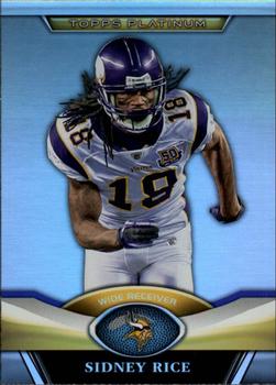 2011 Topps Platinum #47 Sidney Rice Front