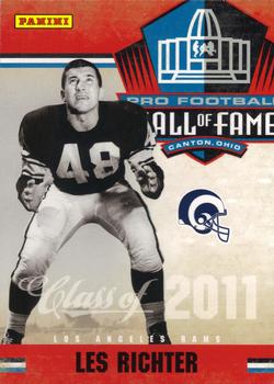 2011 Panini Timeless Treasures - Hall of Fame #12 Les Richter Front