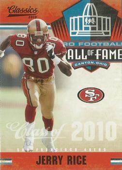 2010 Panini Classics - Hall of Fame #2 Jerry Rice  Front