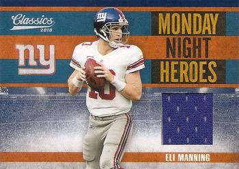 2010 Panini Classics - Monday Night Heroes Jerseys #22 Eli Manning Front