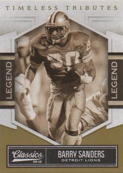 2010 Panini Classics - Timeless Tributes Gold #202 Barry Sanders  Front