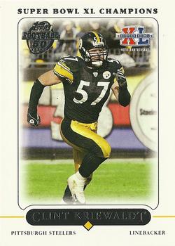 2006 Topps Pittsburgh Steelers Super Bowl XL Champions #34 Clint Kriewaldt Front