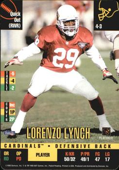 1995 Donruss Red Zone #NNO Lorenzo Lynch Front