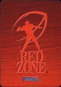 1995 Donruss Red Zone #NNO Bert Emanuel Back