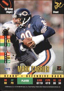 1995 Donruss Red Zone #NNO Mark Carrier Front