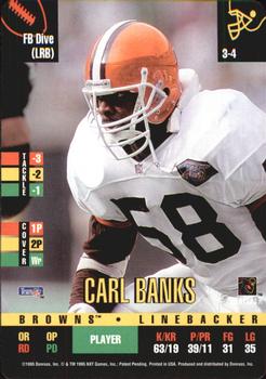1995 Donruss Red Zone #NNO Carl Banks Front