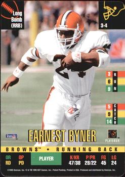 1995 Donruss Red Zone #NNO Earnest Byner Front