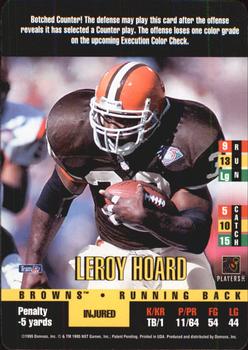 1995 Donruss Red Zone #NNO Leroy Hoard Front