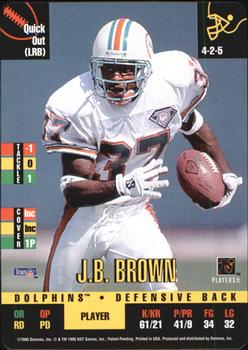 1995 Donruss Red Zone #NNO J.B. Brown Front