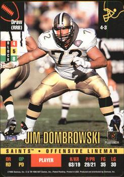 1995 Donruss Red Zone #NNO Jim Dombrowski Front