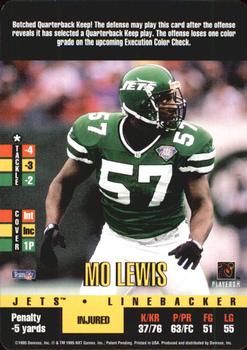 1995 Donruss Red Zone #NNO Mo Lewis Front