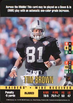 1995 Donruss Red Zone #NNO Tim Brown Front