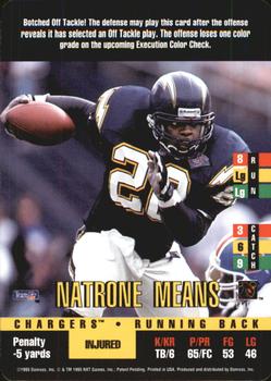 1995 Donruss Red Zone #NNO Natrone Means Front