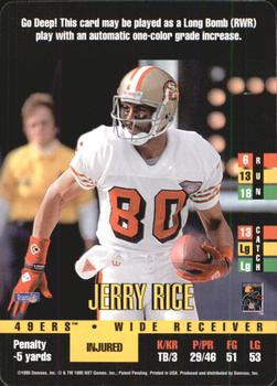 1995 Donruss Red Zone #NNO Jerry Rice Front