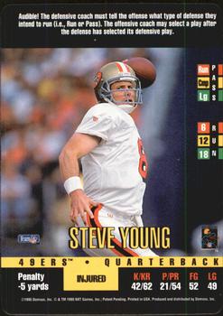 1995 Donruss Red Zone #NNO Steve Young Front