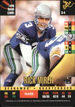 1995 Donruss Red Zone #NNO Rick Mirer Front