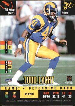 1995 Donruss Red Zone #NNO Todd Lyght Front