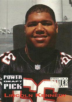 1993 Pro Set Power - Draft Picks #PDP10 Lincoln Kennedy Front