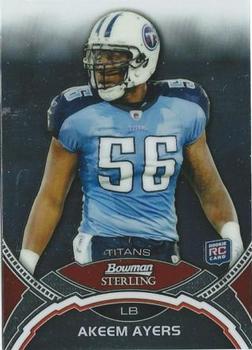 2011 Bowman Sterling #12 Akeem Ayers Front