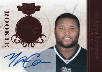 2011 Panini Plates & Patches #151 Marcus Cannon Front