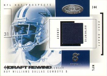 2004 Fleer Hot Prospects - Draft Rewind Jersey #DR/RW1 Roy Williams Front