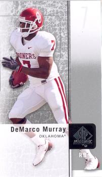 2011 SP Authentic #34 DeMarco Murray Front