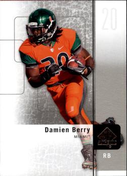 2011 SP Authentic #35 Damien Berry Front