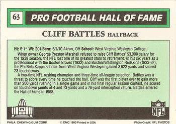 1990 Swell Greats #63 Cliff Battles Back