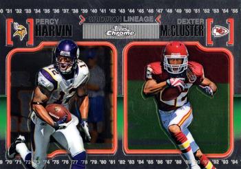 2010 Topps Chrome - Gridiron Lineage #CGL-HM Percy Harvin / Dexter McCluster  Front