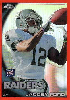 2010 Topps Chrome - Orange Refractors #C148 Jacoby Ford  Front