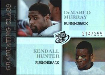 2011 Press Pass - Reflectors #100 DeMarco Murray / Kendall Hunter Front