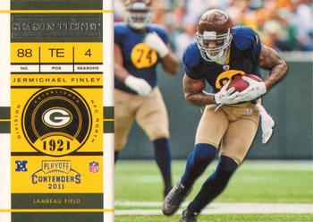 2011 Playoff Contenders #73 Jermichael Finley Front