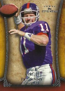 2011 Topps Five Star #86 Phil Simms Front