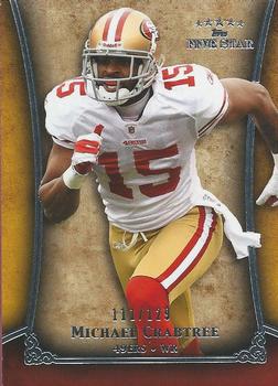 2011 Topps Five Star #87 Michael Crabtree Front
