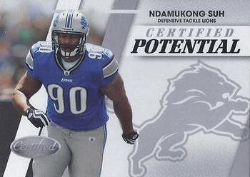 2010 Panini Certified - Certified Potential #18 Ndamukong Suh  Front