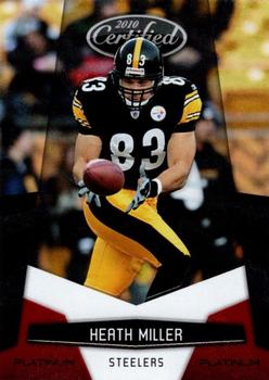2010 Panini Certified - Platinum Red #119 Heath Miller  Front