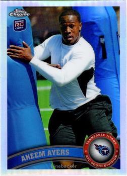 2011 Topps Chrome - Refractors #166 Akeem Ayers  Front