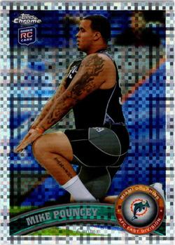 2011 Topps Chrome - Xfractors #66 Mike Pouncey Front