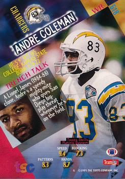 1994 Stadium Club - Members Only #618 Andre Coleman Back