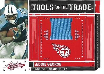 2010 Panini Absolute Memorabilia - Tools of the Trade Material Red #3 Eddie George Front