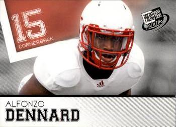 2012 Press Pass #10 Alfonzo Dennard Front