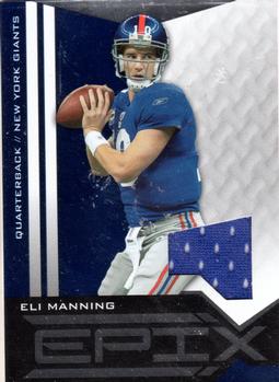 2010 Panini Epix - Jerseys Blue #60 Eli Manning Front