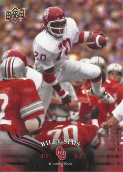 2011 Upper Deck University of Oklahoma #38 Billy Sims Front