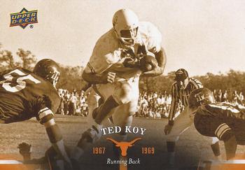 2011 Upper Deck University of Texas #12 Ted Koy Front