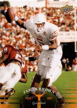 2011 Upper Deck University of Texas #64 James Brown Front