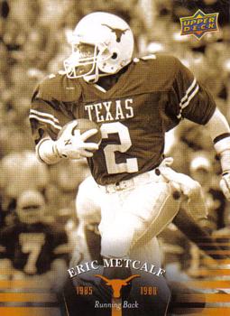 2011 Upper Deck University of Texas #48 Eric Metcalf Front