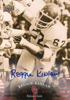 2011 Upper Deck University of Oklahoma - Autographs #37 Reggie Kinlaw Front