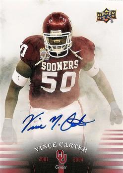 2011 Upper Deck University of Oklahoma - Autographs #69 Vince Carter Front