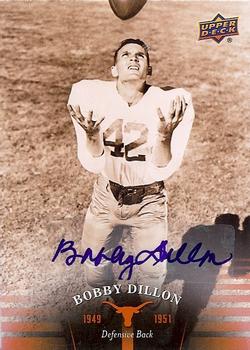 2011 Upper Deck University of Texas - Autographs #1 Bobby Dillon Front